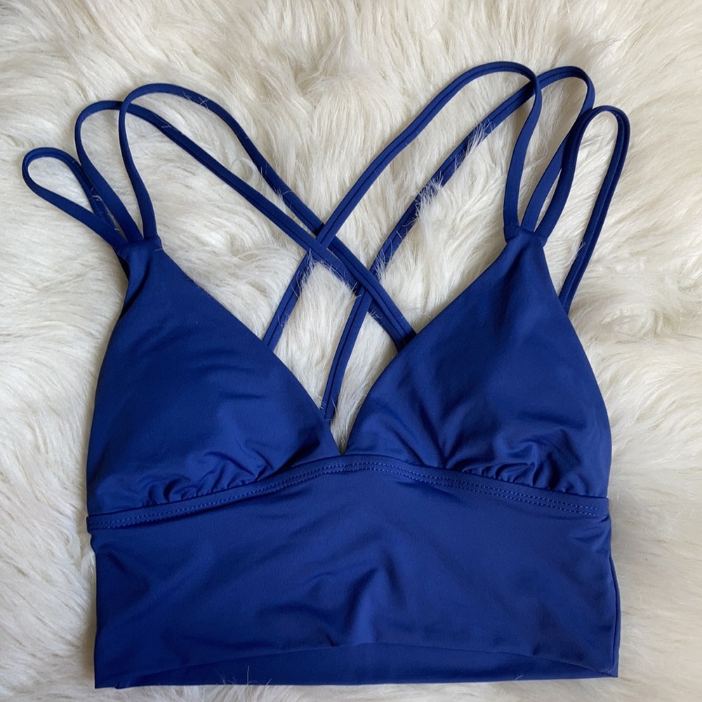 Quintsoul Triangle Bikini Top - Blue